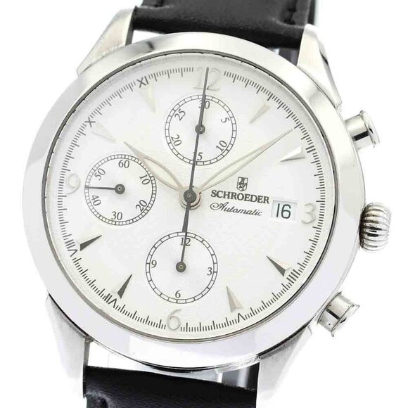 SCHROEDER Chronograph Date white Dial Automatic Men's Watch_ - Picture 3 of 11